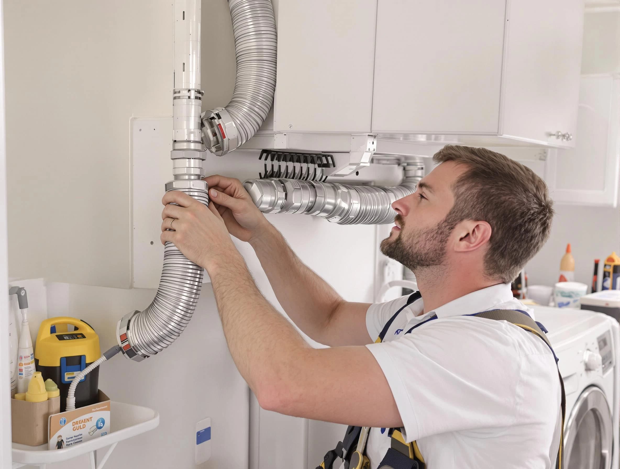 Professional dryer vent repair and installation by Bethel Park Dryer Vent Cleaning in Bethel Park