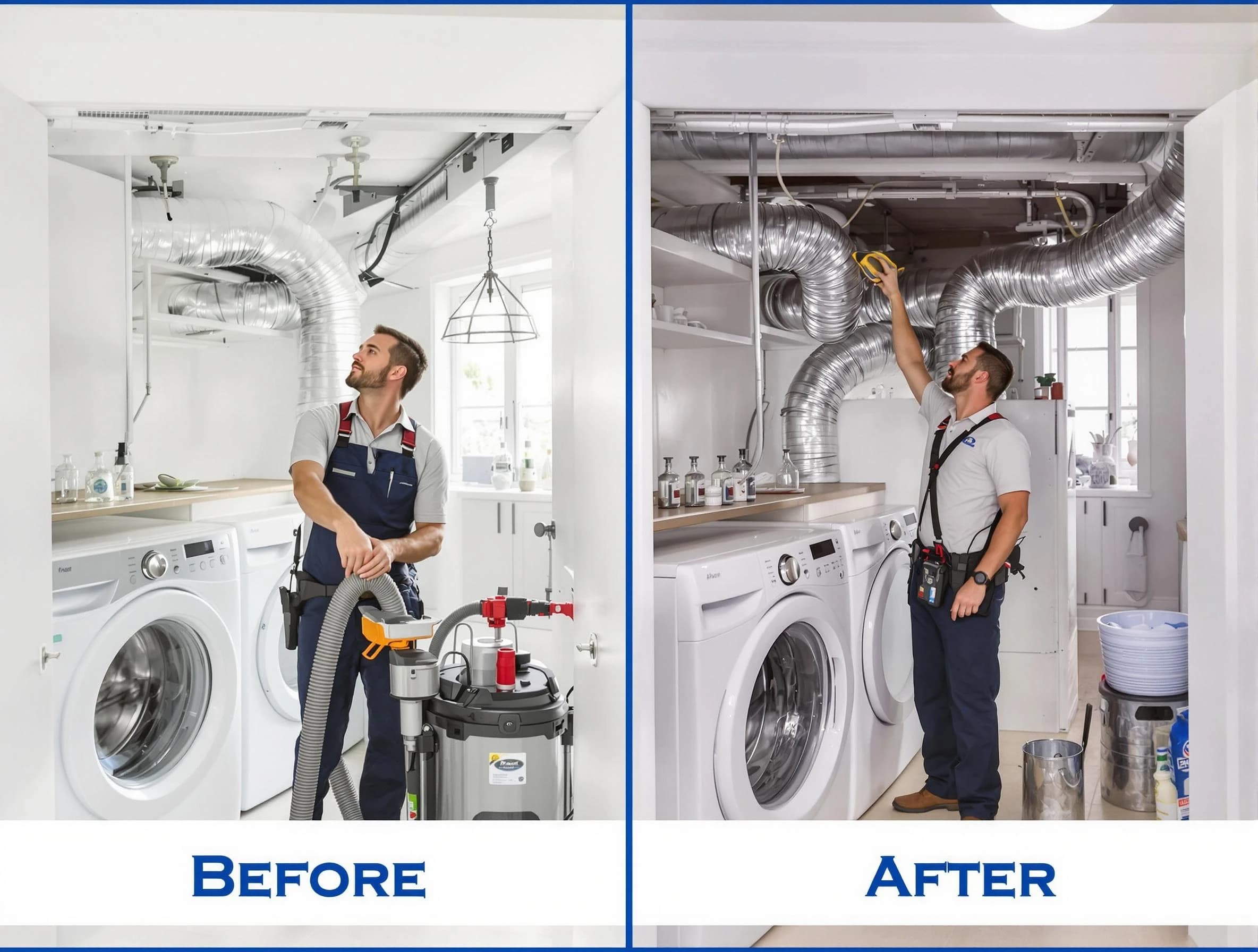 Expert gas dryer vent cleaning by Bethel Park Dryer Vent Cleaning in Bethel Park