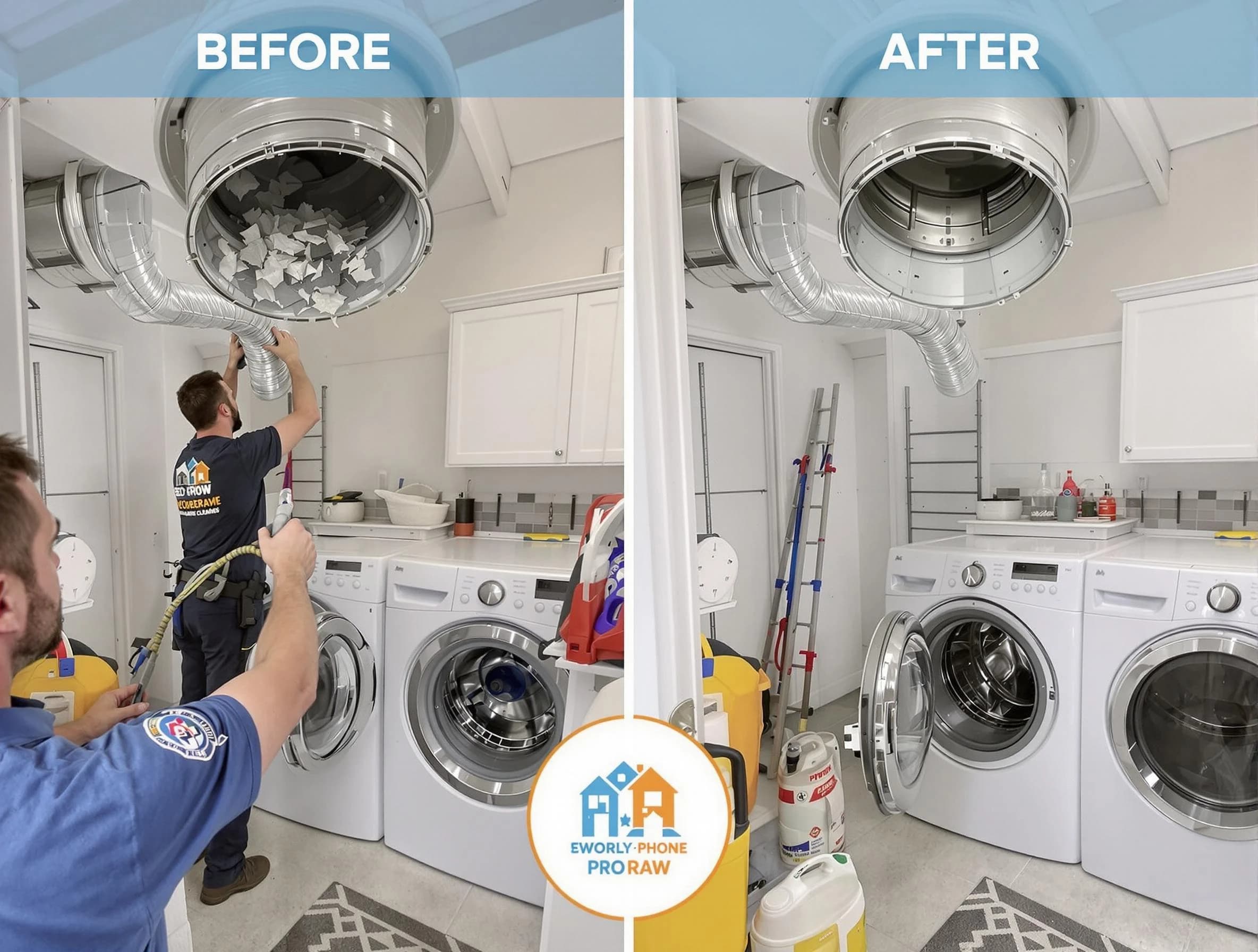 Residential dryer vent cleaning by Bethel Park Dryer Vent Cleaning in Bethel Park