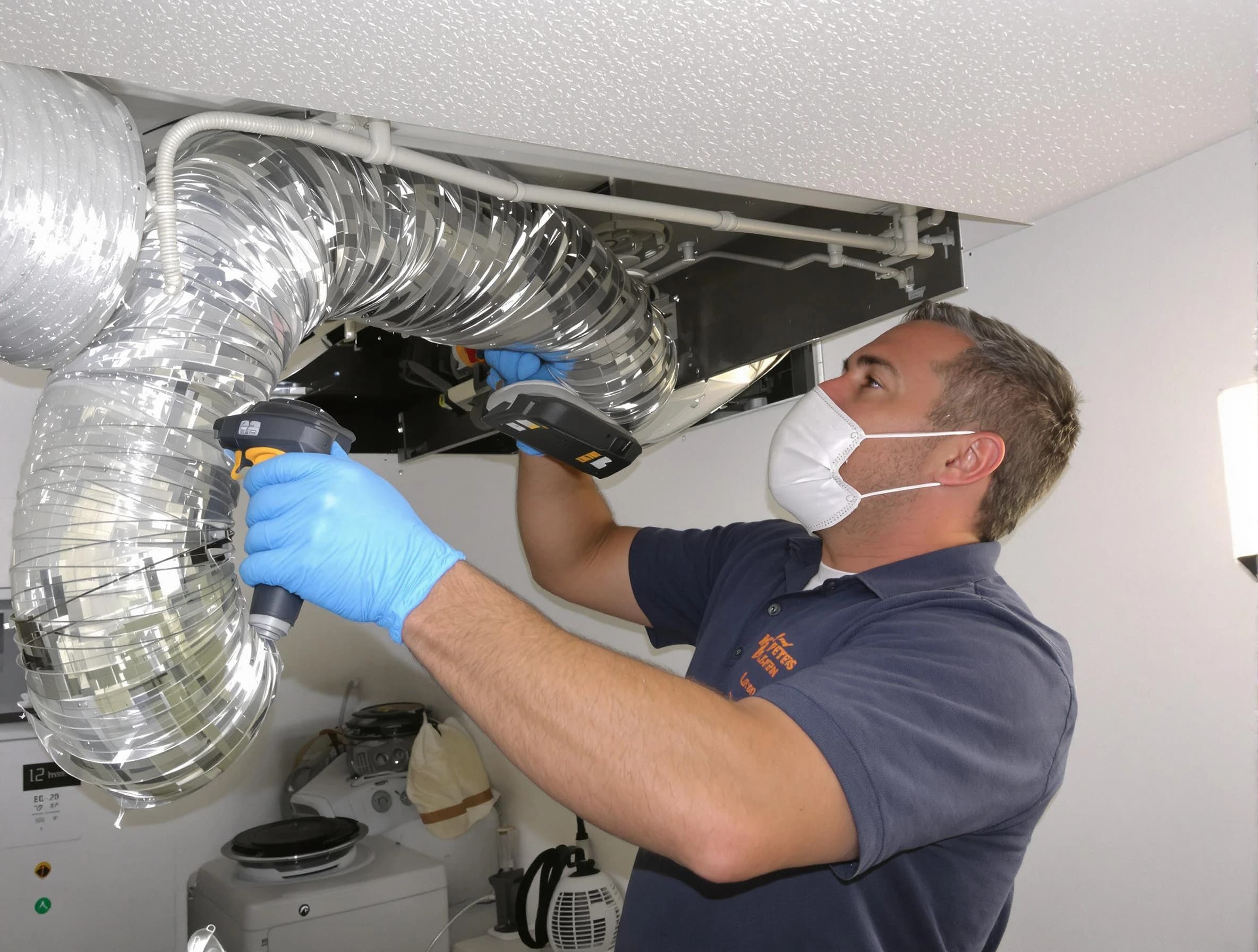 Bethel Park Dryer Vent Cleaning professional performing thorough residential dryer vent cleaning in Bethel Park