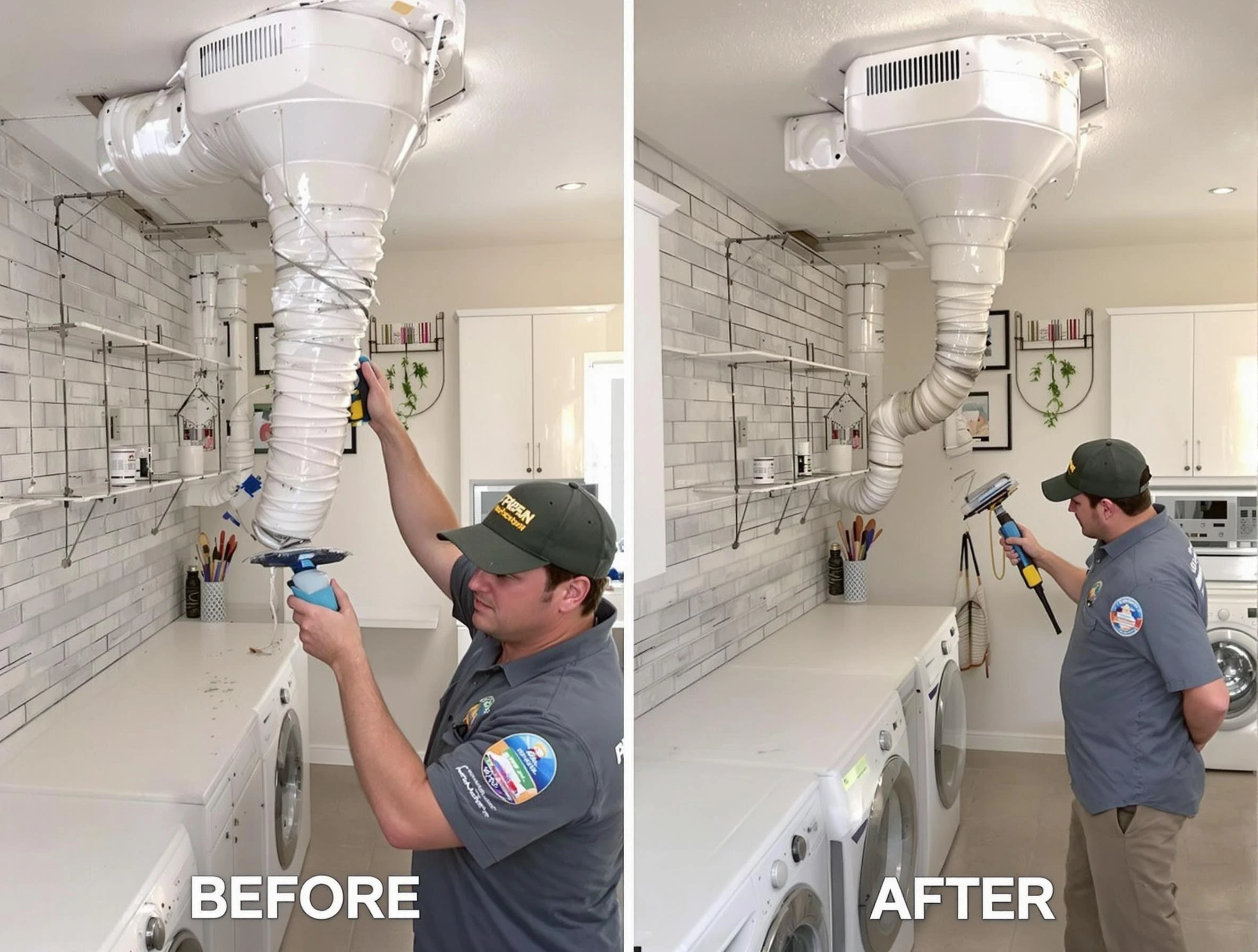 Professional dryer exhaust vent cleaning by Bethel Park Dryer Vent Cleaning in Bethel Park