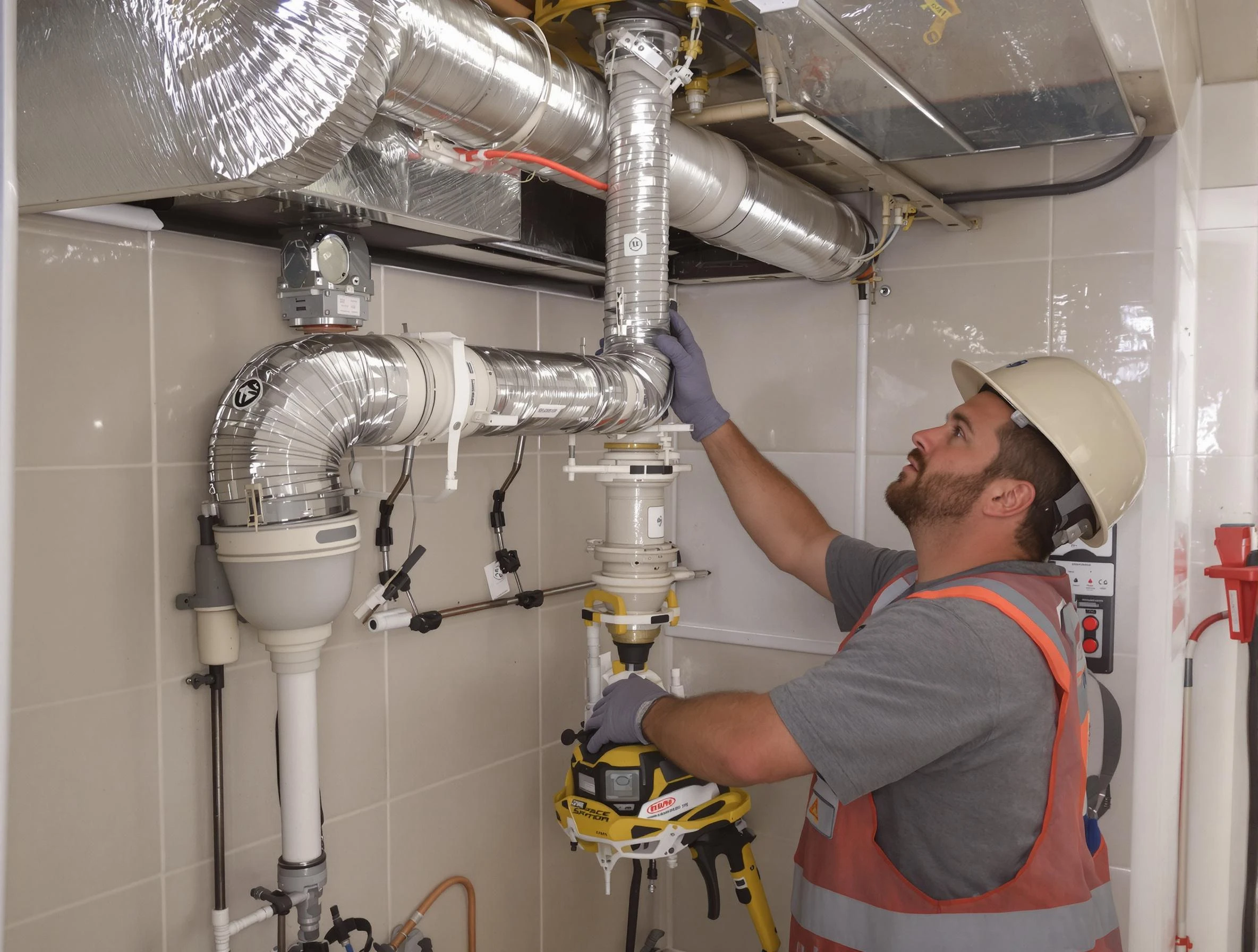 Bethel Park Dryer Vent Cleaning expert performing professional dryer vent repair and installation in Bethel Park